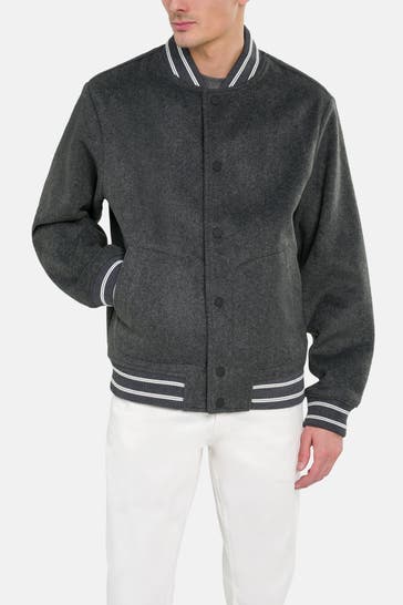 GUESS Collegejacke dunkelgrau