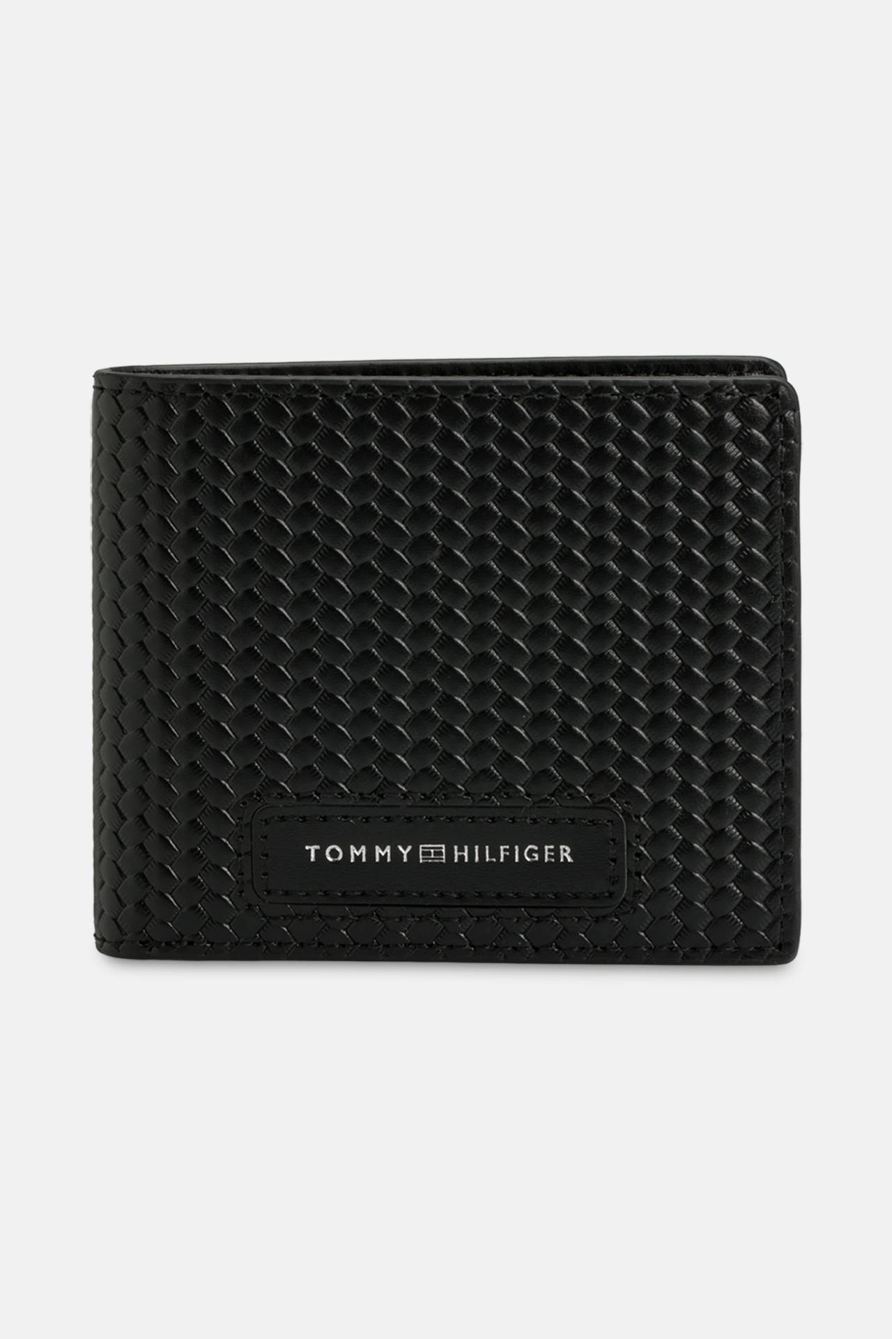 TOMMY HILFIGER Ledergeldbörse schwarz, Bild 1