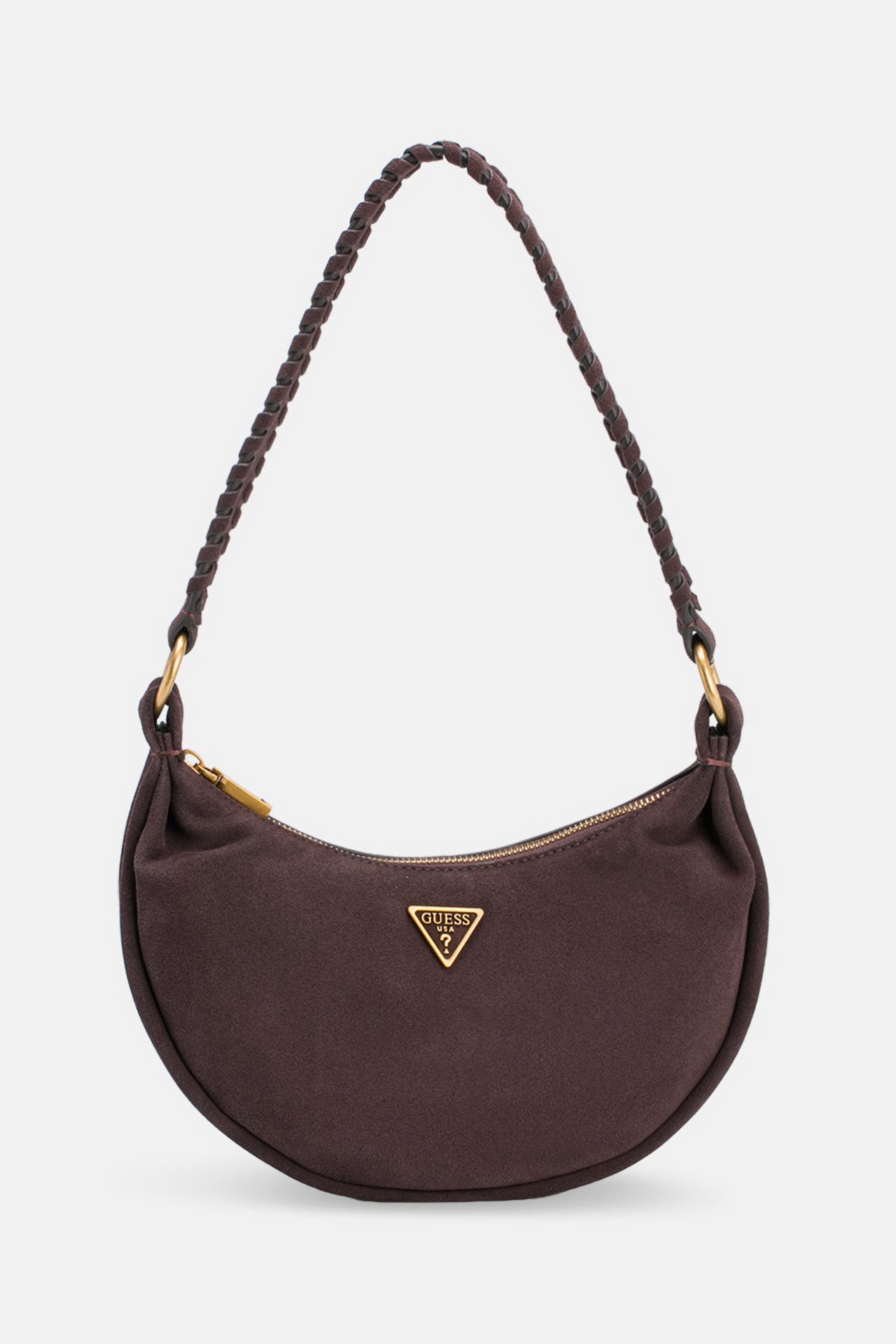 GUESS Schultertasche 'Amita' dunkelbraun, Bild 1