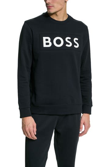 BOSS GREEN Sweatshirt 'Salbo' nachtblau
