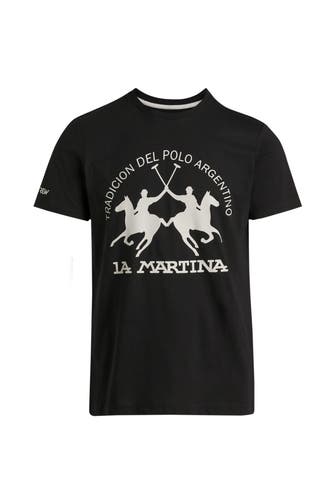 LA MARTINA T-Shirt schwarz
