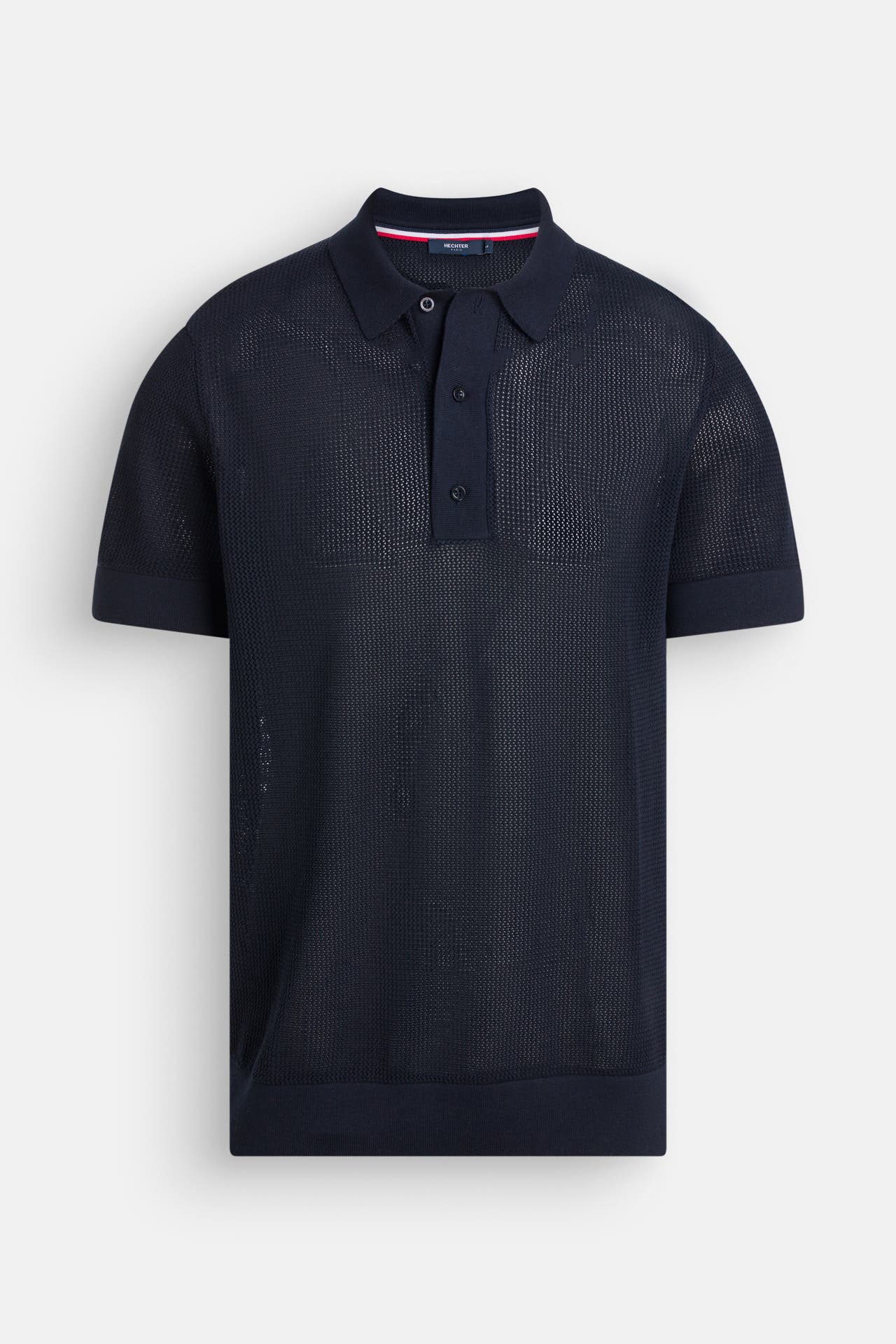 HECHTER Paris Strick-Polo schwarzblau, Bild 1