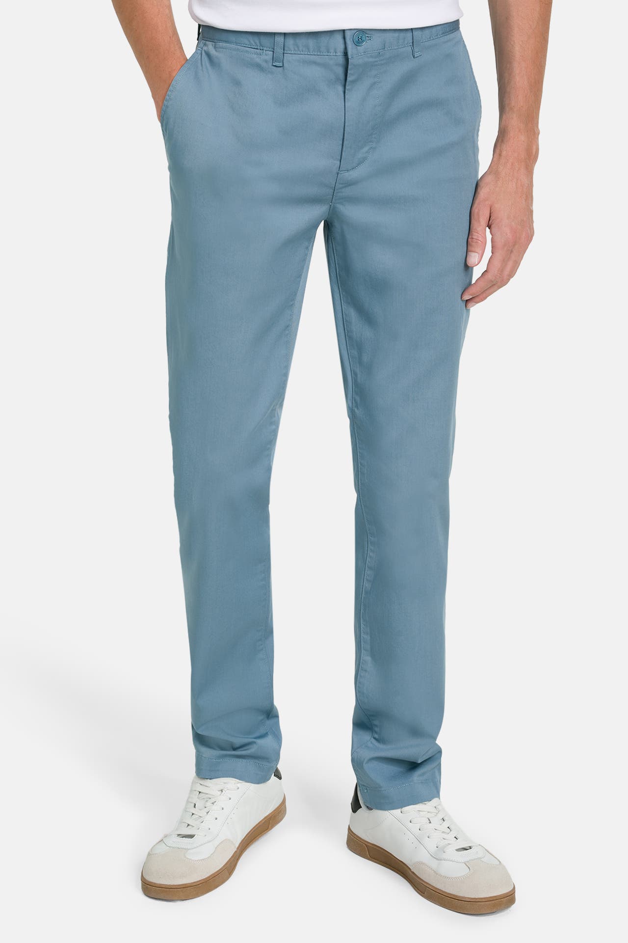 LACOSTE Chino taubenblau, Bild 1