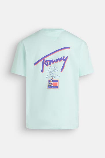 TOMMY HILFIGER T-Shirt aqua