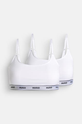 HUGO 2er-Pack Bralette weiß