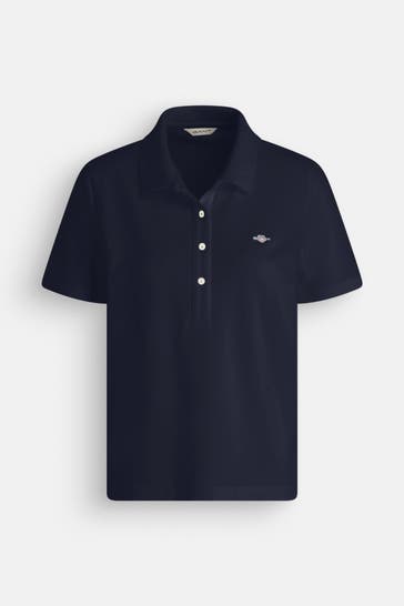 GANT Polo-Shirt dunkelblau