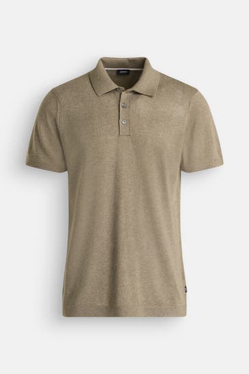 JOOP! Polo-Strickshirt 'Malioson' graugrün