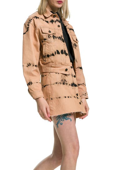 DESIGUAL Jeansjacke zweifarbig