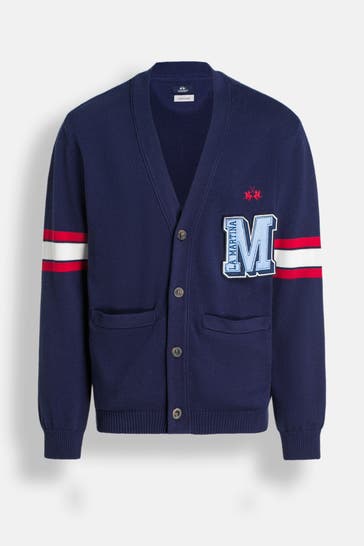 LA MARTINA Strickjacke dunkelblau