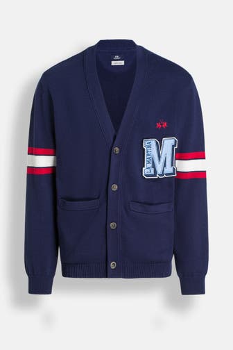 LA MARTINA Strickjacke dunkelblau