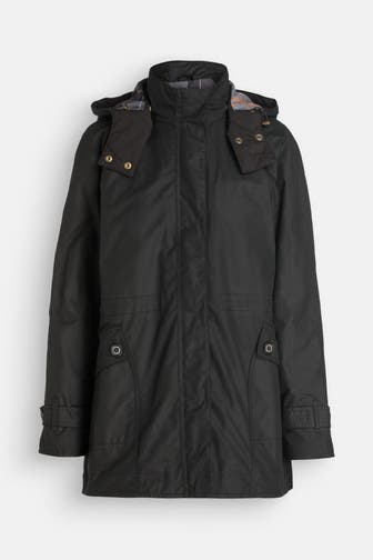 BARBOUR Parka 'Cannich Wax' schwarz