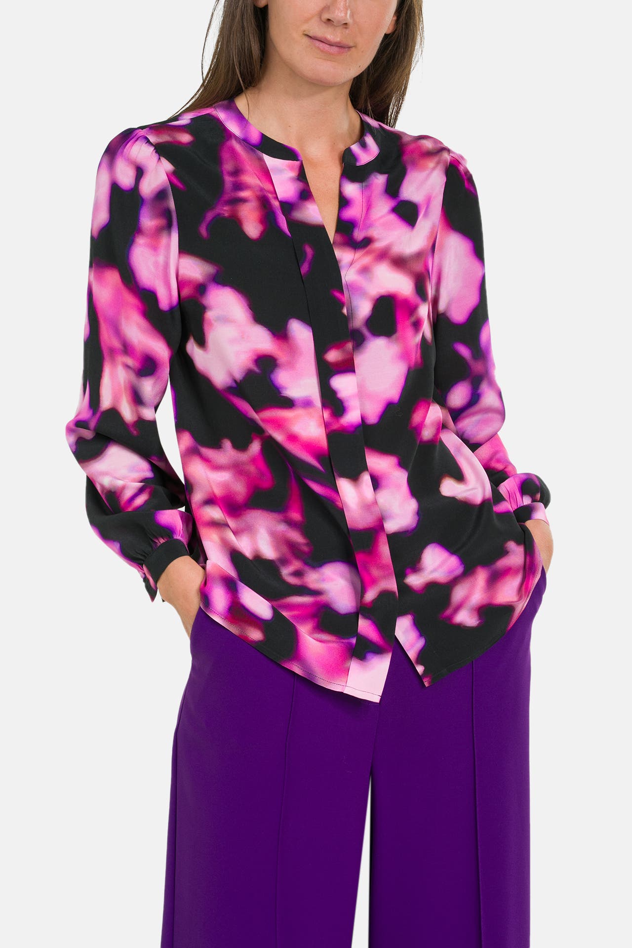 COMMA, Casual-Bluse gemustert, Bild 1