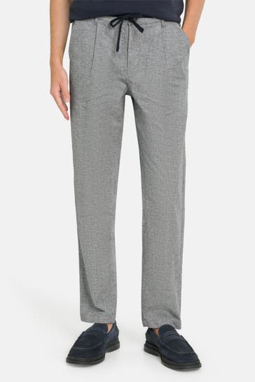 DSTREZZED Stoffhose 'Logan' dunkelblau