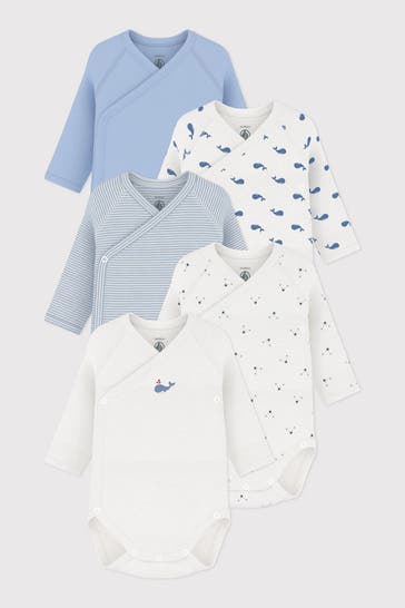 PETIT BATEAU 5er-Pack Bodies mehrfarbig