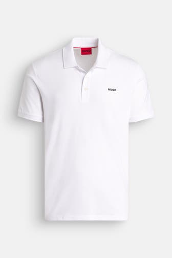 HUGO Polo-Shirt 'Donos' weiß