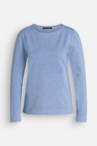 BETTY BARCLAY Strickpullover taubenblau meliert