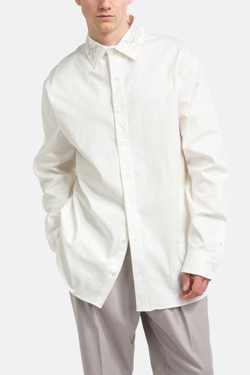 ROUGH. Casual-Hemd 'Wreath' ecru