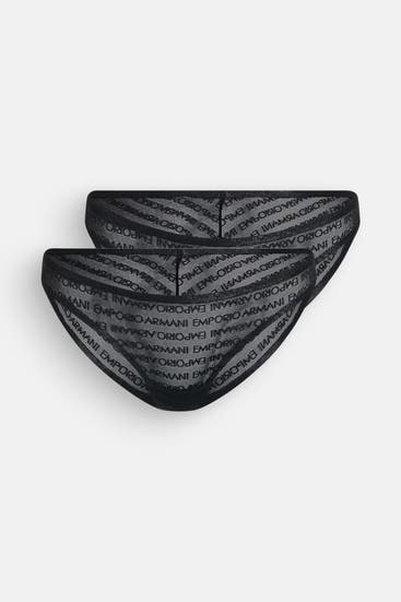 EMPORIO ARMANI - 2er-Pack Strings schwarz