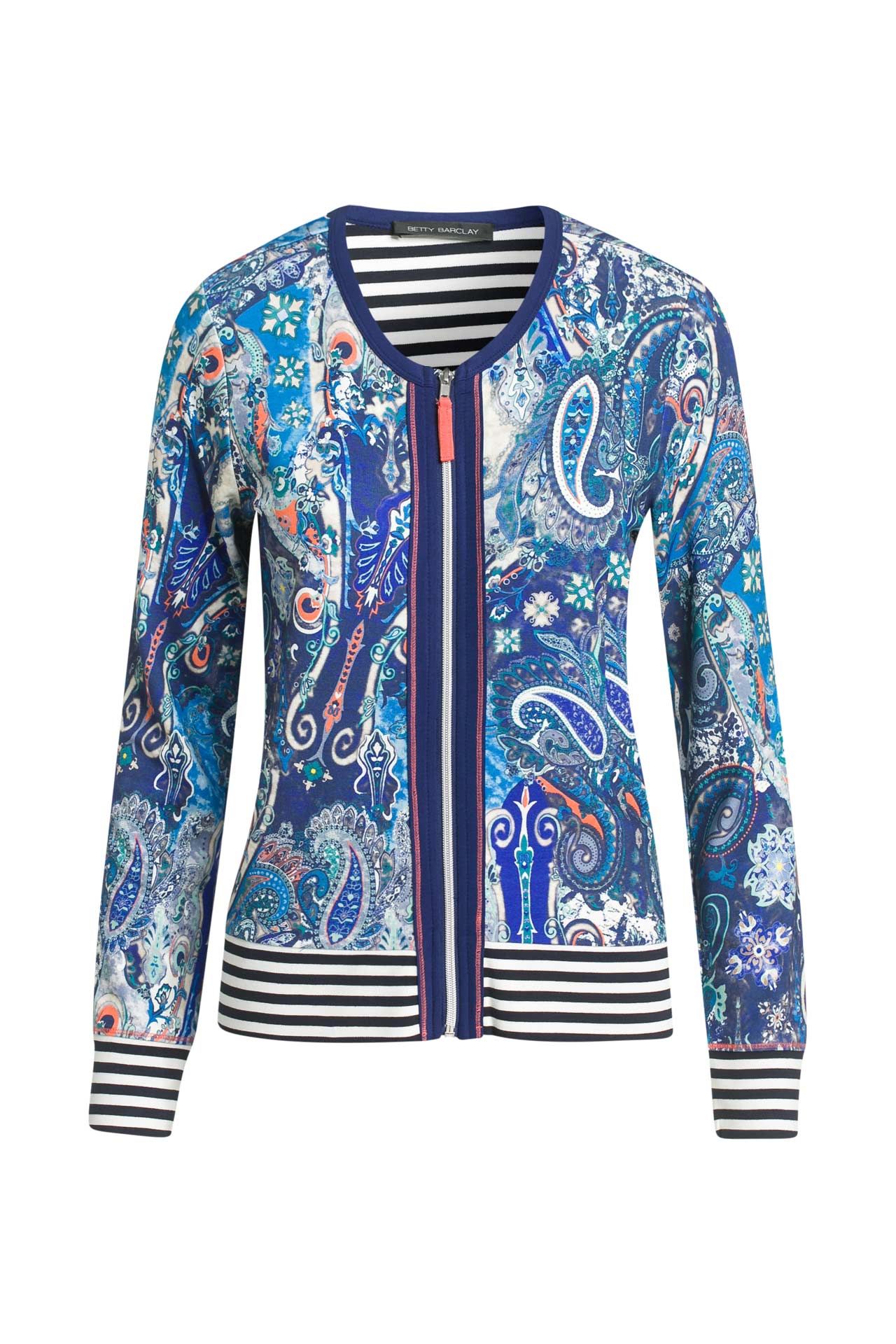 BETTY BARCLAY Sweatjacke gemustert, Bild 1