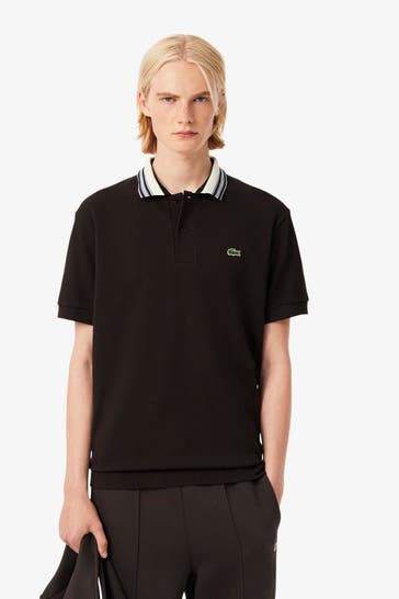 LACOSTE Polo-Shirt dunkelbraun
