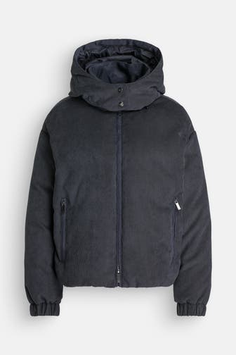 EMPORIO ARMANI Cord-Daunenjacke graublau