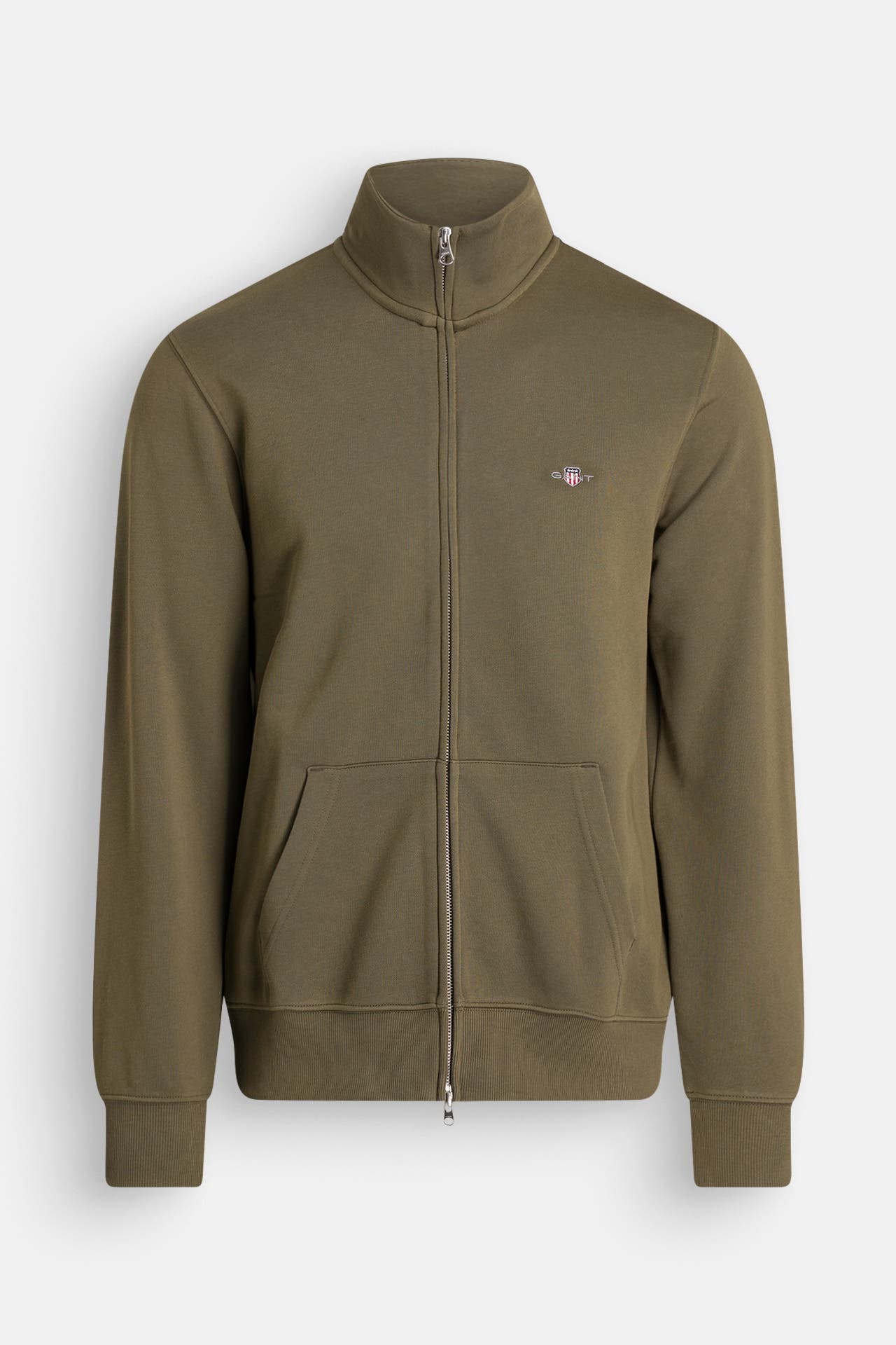 GANT Sweatjacke khaki, Bild 1