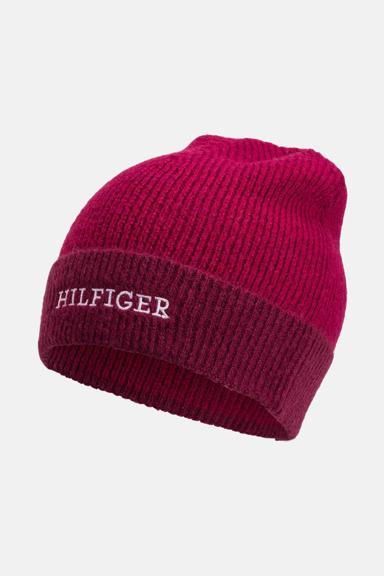 TOMMY HILFIGER Strickmütze rot, Bild 1