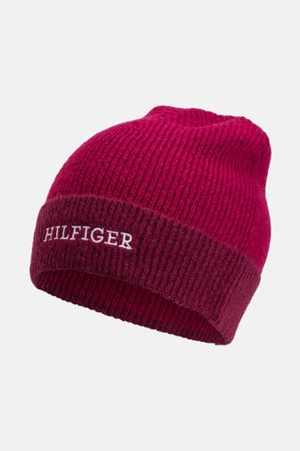 TOMMY HILFIGER Strickmütze rot