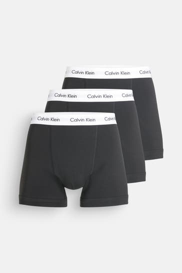 CK UNDERWEAR 3er-Pack Boxer Trunks schwarz