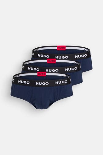 HUGO 3er-Pack Slips dunkelblau