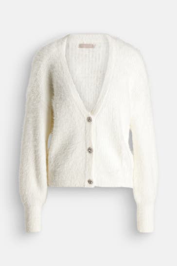 GUESS Strickjacke ecru