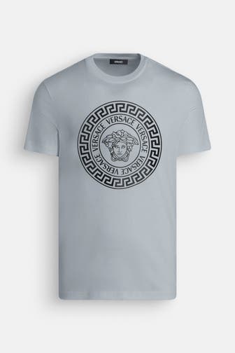 VERSACE T-Shirt hellgrau