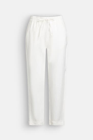 ROSEMUNDE Leinenhose weiß