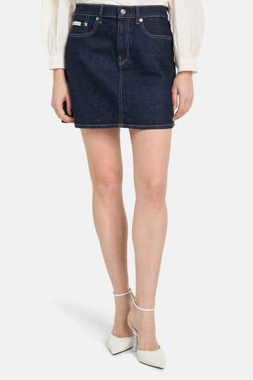 CALVIN KLEIN Minirock dunkelblau