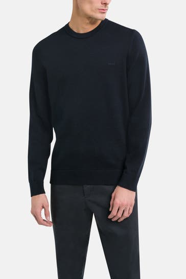 HUGO Strickpullover navy