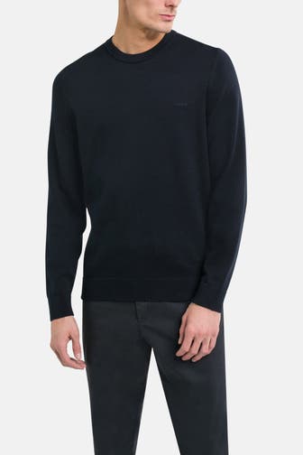 HUGO Strickpullover navy