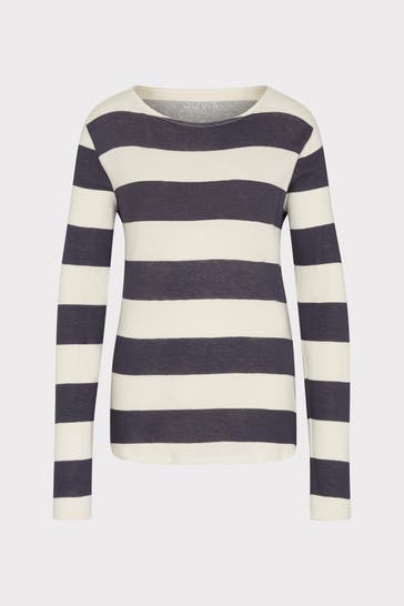 JUVIA Strickpullover gestreift