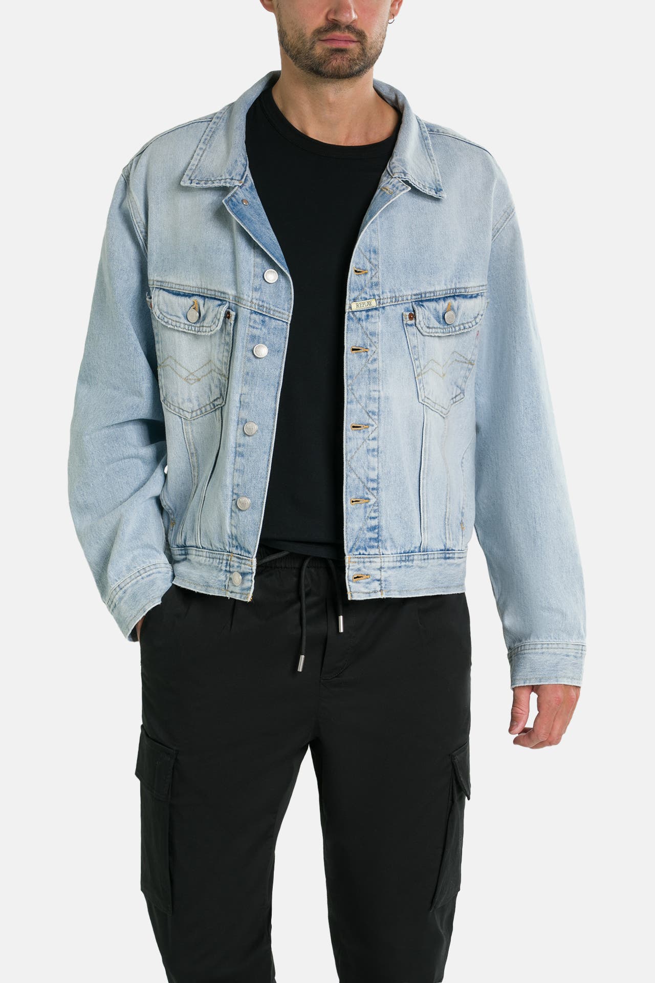 REPLAY Jeansjacke hellblau, Bild 1