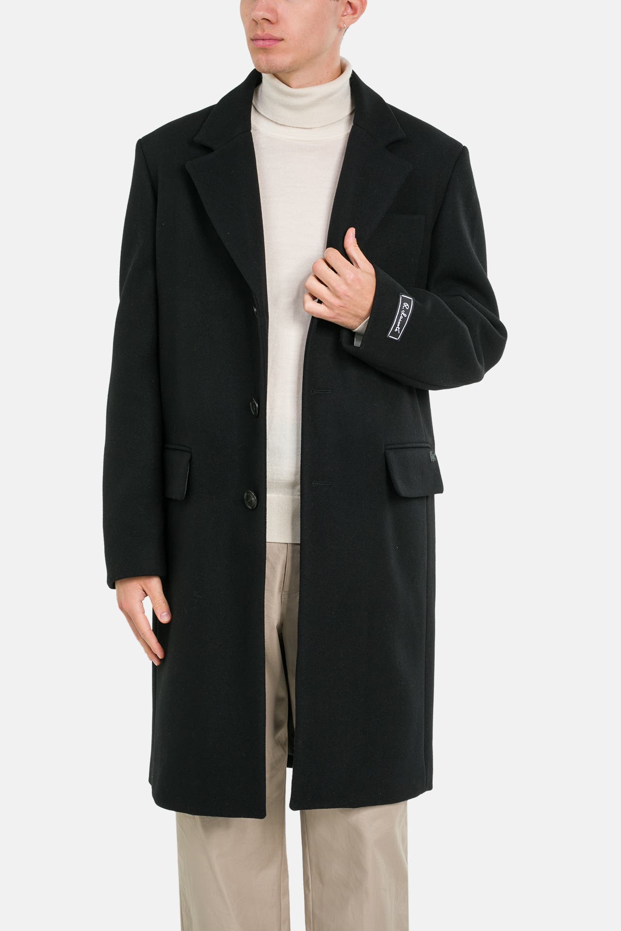 LACOSTE Wollmixmantel schwarz, Bild 1