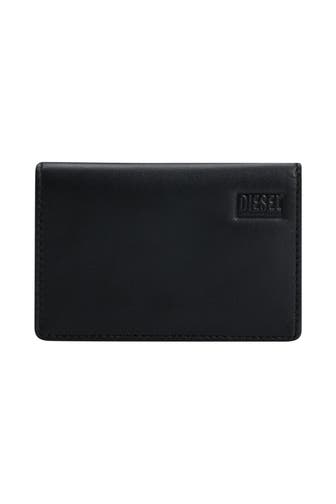 DIESEL Kartenetui 'Fold' schwarz