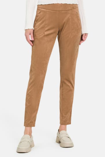 RAFFAELLO ROSSI Stoffhose camel