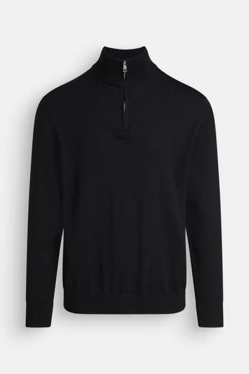 CALVIN KLEIN Woll-Troyer schwarz