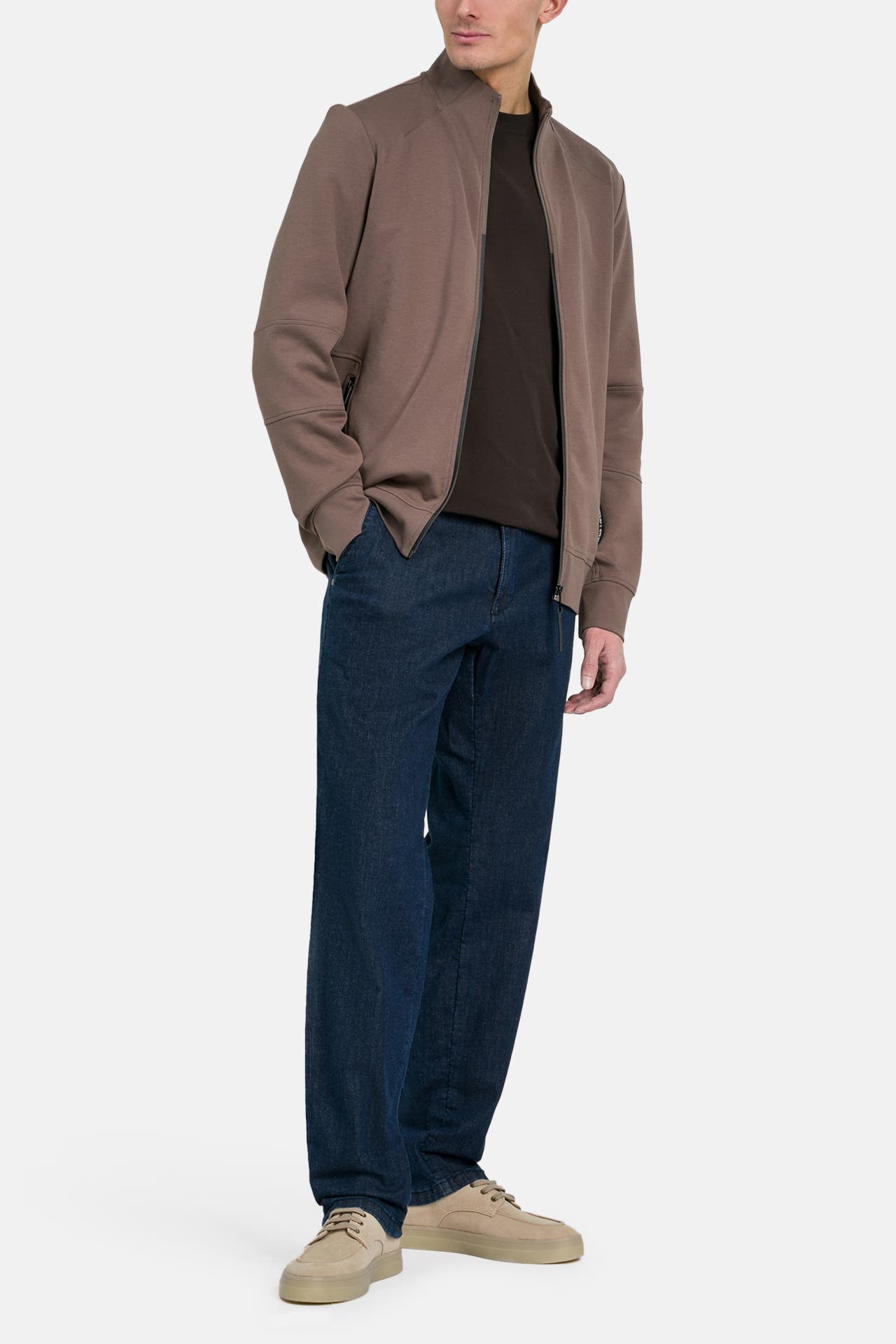 BRAX Sweatjacke taupe, Bild 1