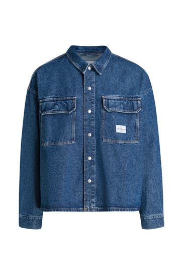 CK JEANS Jeansjacke dunkelblau