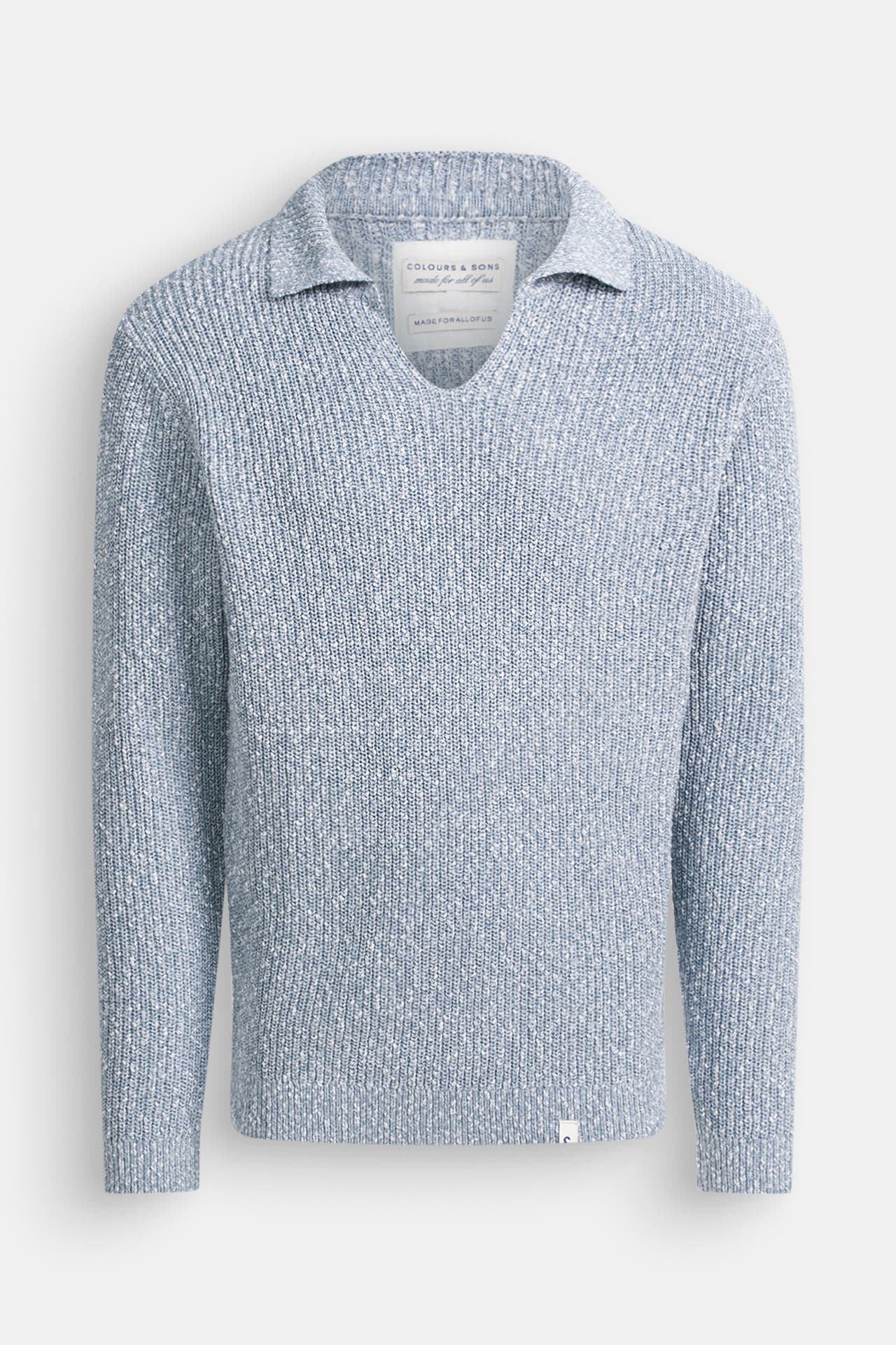 COLOURS & SONS Strickpullover hellblau, Bild 1