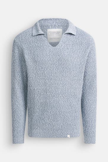 COLOURS & SONS Strickpullover hellblau