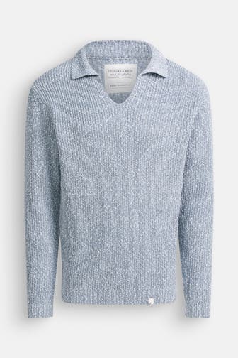 COLOURS & SONS Strickpullover hellblau