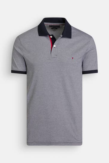 TOMMY HILFIGER Polo-Shirt navy gestreift