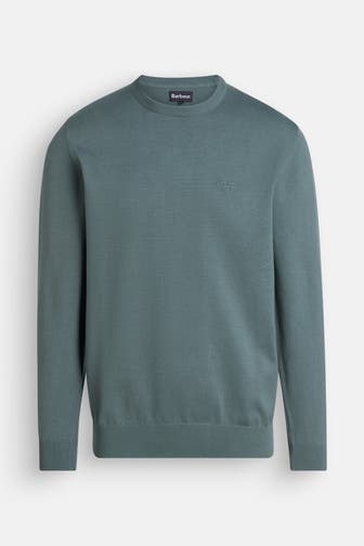 BARBOUR Strickpullover 'Pima' petrol