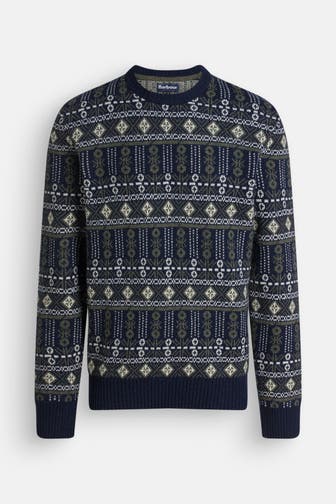 BARBOUR Wollpullover gemustert